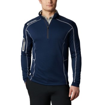 Columbia Pullover Heren, Omni-Wick Shotgun Quarter-Zip Donkerblauw, 18HJYIMTA